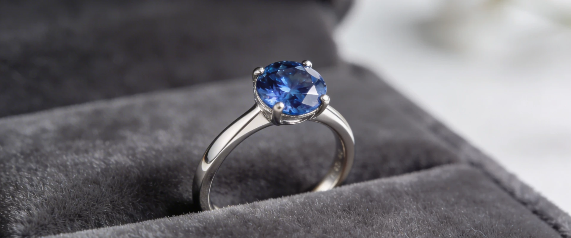 Combien coûte une bague de fiançailles en saphir ?