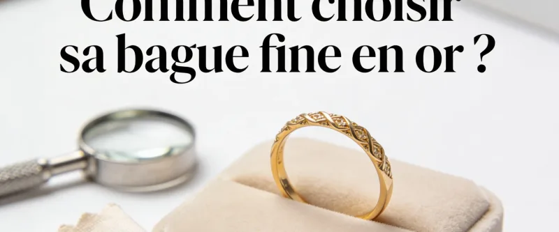 Comment choisir sa bague fine en or ?