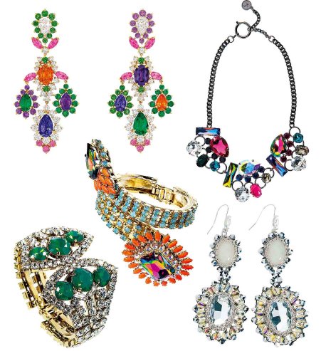 Bijou en strass et paillettes tendances