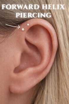 Piercing Forward Helix